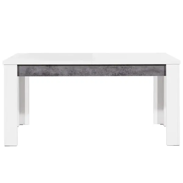 Stůl Brando B10 bílá/beton