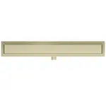 Odtokový žlab lineární + plný oboustranný kartáčované zlato 800