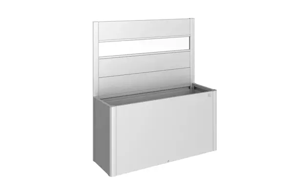 Biohort Zástěna pro Belvedere, 1 ks, s akrylátovou vsadkou 150, stříbrná metalíza