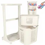 Dvojitý pojazdný organizér – 2 koše, vyberateľné, 44×77,5×32 cm