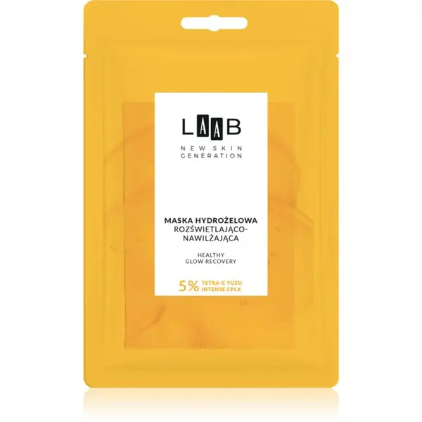 AA Cosmetics LAAB Tetra-C Yuzu hydrogélová maska pre rozjasnenie a hydratáciu 1 ks