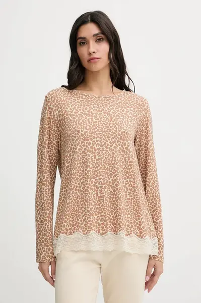 Pyžamové tričko s dlouhým rukávem United Colors of Benetton