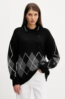 Svetr s příměsí vlny z alpaky Tommy Jeans