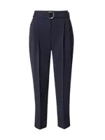 BOSS Plisované nohavice 'Tapiah'  tmavomodrá