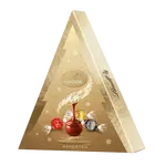 LINDT LINDOR Vánoční stromeček Zlatý Mix 125 g