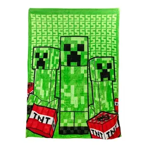 Minecraft Creeper deka s polštářem