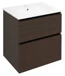 Sapho Ezara - Umývadlová skrinka, 59x46x64 cm, 2 zásuvky, borovica rustik EZ601-1616