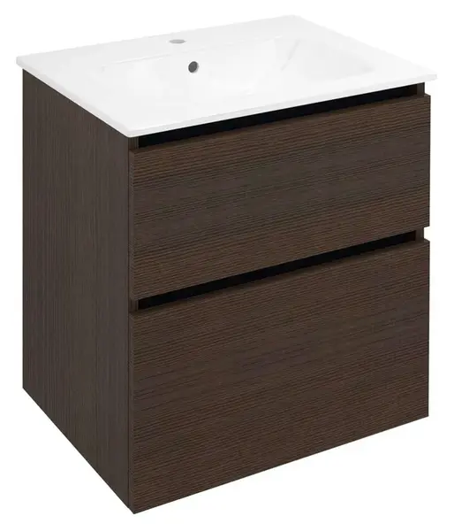 Sapho Ezara - Umývadlová skrinka, 59x46x64 cm, 2 zásuvky, borovica rustik EZ601-1616