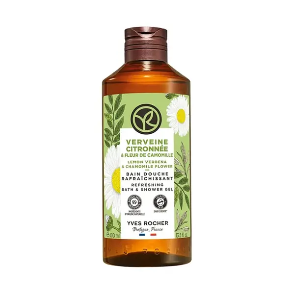 YVER ROCHER Bain de Nature Sprchový gel Verbena & heřmánek 400 ml