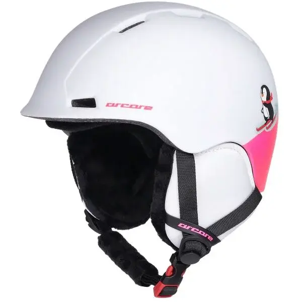 Arcore BLAST JR Juniorská lyžiarska prilba, biela, veľkosť (50 - 54)