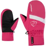 Ziener LEVIN-Z GTX MITTEN JUNIOR Dievčenské lyžiarske palčiaky, ružová, veľkosť