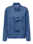 Imily Bela Prechodná bunda  modrá denim
