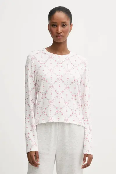 Pyžamové tričko s dlouhým rukávem Hollister Co.