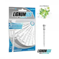 LIGNUM TEES 72MM Golfové týčka, biela, veľkosť