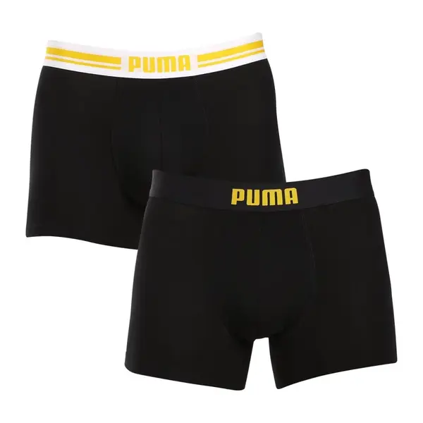 Puma 2PACK pánské boxerky černé (701226763 010) M