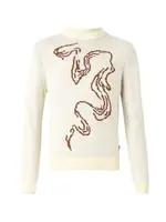 Only & Sons Sveter 'ONSHAMILTON'  krémová / čokoládová