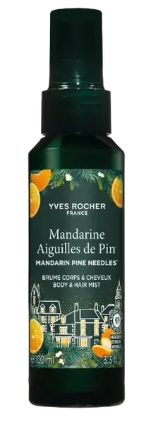 YVES ROCHER Parfumovaný sprej na telo a vlasy Mandarínka & ihličie 100 ml