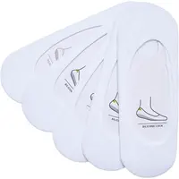 Neviditeľné ponožky 5-balenie biele