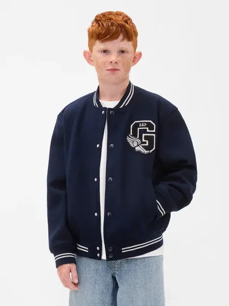 GAP Children's Bomber Jacket with Logo - Boys