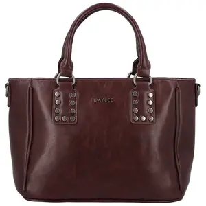 Dámská kabelka do ruky tmavě vínová - Firenze Matia