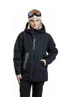 Meatfly dámská SNB & SKI bunda Gaia Black | Černá | Velikost L