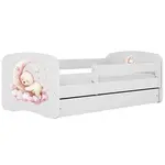 Dětská postel Babydreams+SZ+M bílá 80x160 sen