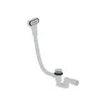 Vanový automat click clack a štrbinový prepad DN40/DN50 SAT biela lesklá plast SATAVAS80CCB