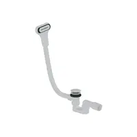 Vanový automat click clack a štrbinový prepad DN40/DN50 SAT biela lesklá plast SATAVAS80CCB