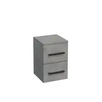 Kúpeľňová skrinka nízka Naturel Cube 32,5x51x33 cm betón mat CUBE2N32BE