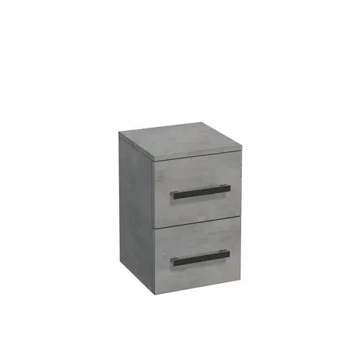 Kúpeľňová skrinka nízka Naturel Cube 32,5x51x33 cm betón mat CUBE2N32BE