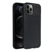 Zadní kryt Case CARBON PREMIUM pro Apple iPhone 12 Pro Max, černá