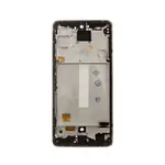 LCD display + dotyková deska + přední kryt pro Samsung Galaxy A52/A52 5G/A52s 5G, black
