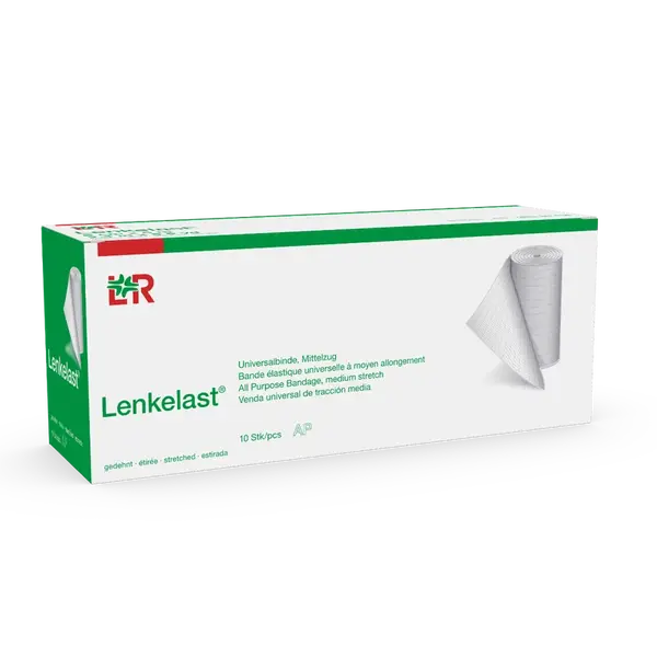 Lenkelast Elastické univerzální obinadlo 10 cm x 5 m střední tah 1 ks