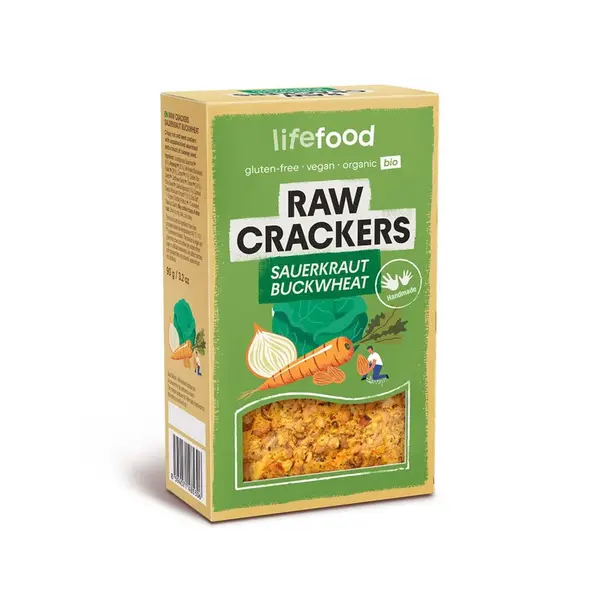 LifeFood Life Crackers Zelňáky RAW BIO 90 g