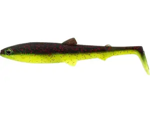 Westin gumová nástraha bullteez shadtail black chartreuse - 12,5 cm 16 g 2 ks