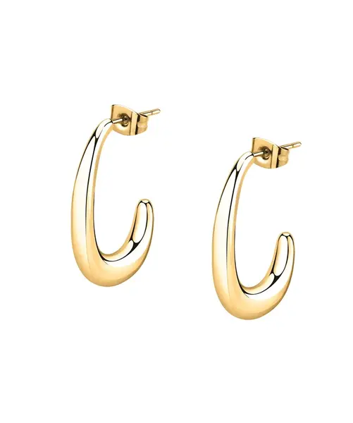 Morellato Luxusní pozlacené náušnice Tear Drop Creole SAVN05