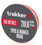Trakker šňůra spod & marker braid red 300 m - 0,24 mm 9,07 kg 20 lb