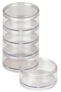 Meiho rybářský box round case l 5 ks