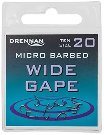Drennan háčky wide gape - velikost 18
