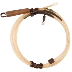 Korda koncová montáž dark matter leader heli 40 lb 1 m - clay