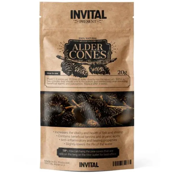 INVITAL AlderCones 20g olšové šišky