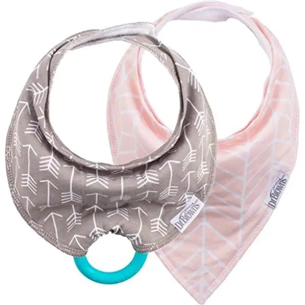 Dr.Browns Bryndák s kousátkem 2ks stopa béž,rtěnka