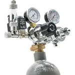 Kompletní dvoustupňová sada CO2 s nočním spínačem a 5l lahví