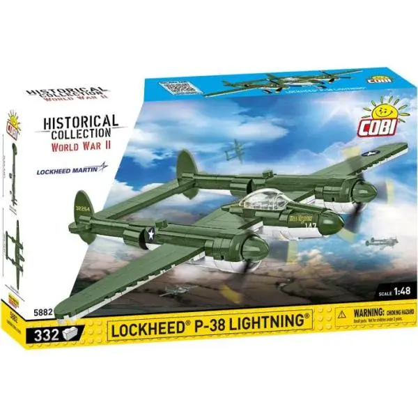 Cobi II WW Lockheed P-38 Lightning, 1:48, 335 k