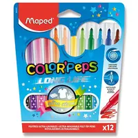 Dětské fixy Maped Color'Peps Long Life - 12 barev