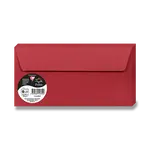 Barevná obálka Clairefontaine, DL, samolepicí, 20 ks - červená