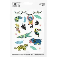TATTonMe Voděodolné dočasné tetovačky pro děti Džungle mix