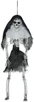 Visiaca dekorácia Kostra so závojom 45cm