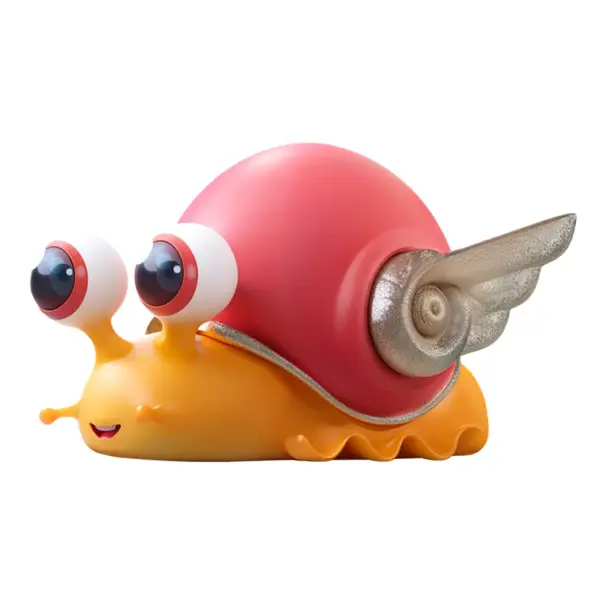 JIGGLY BUGS Slimák oranžový