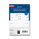 Filofax - náplň kapesní - kalendář 2026, týden na 2 stránky, linkovaný, ČJ + SJ